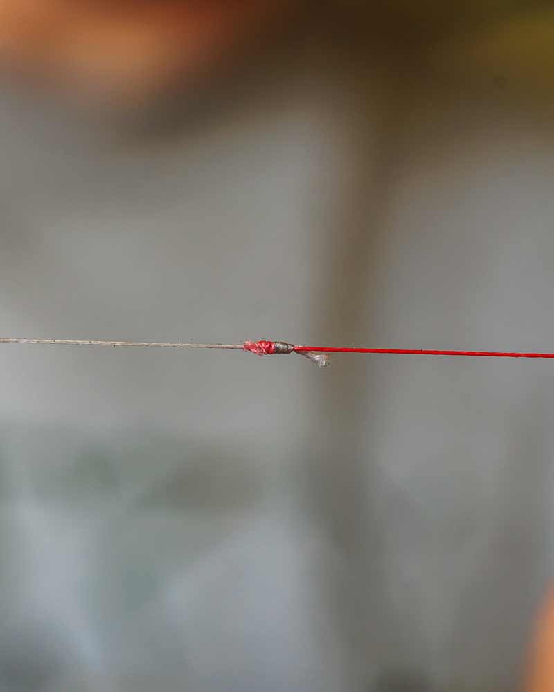 Spomb Tapered Braided Leaders Red & Black