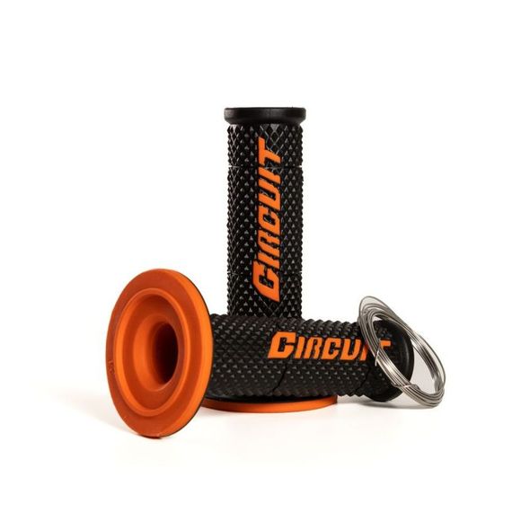 Circuit Equipement V Handlebar Grips Universal - Black / OrangeRef: cre0015 / ma018-219