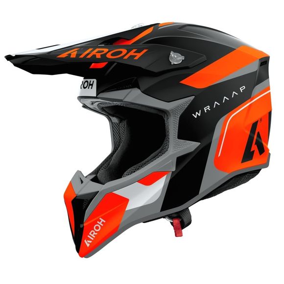 Airoh WRAAAP cross helmet - CONQUER 2026 - Orange / BlackRef: Ar1539-C49838