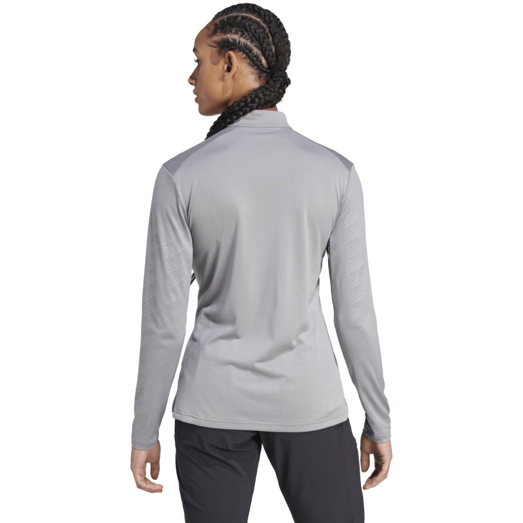 adidas TERREX Multi Half-Zip Long-Sleeve Top Women - solid grey IP4805