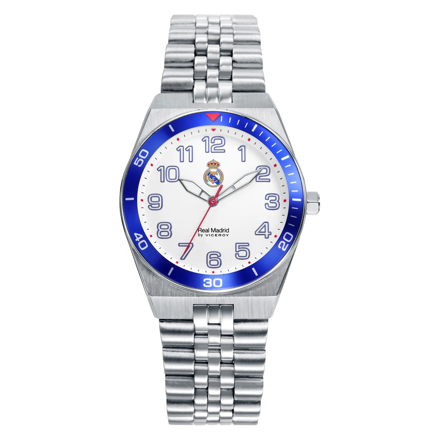 Kids’ Silver Steel Watch White Dial