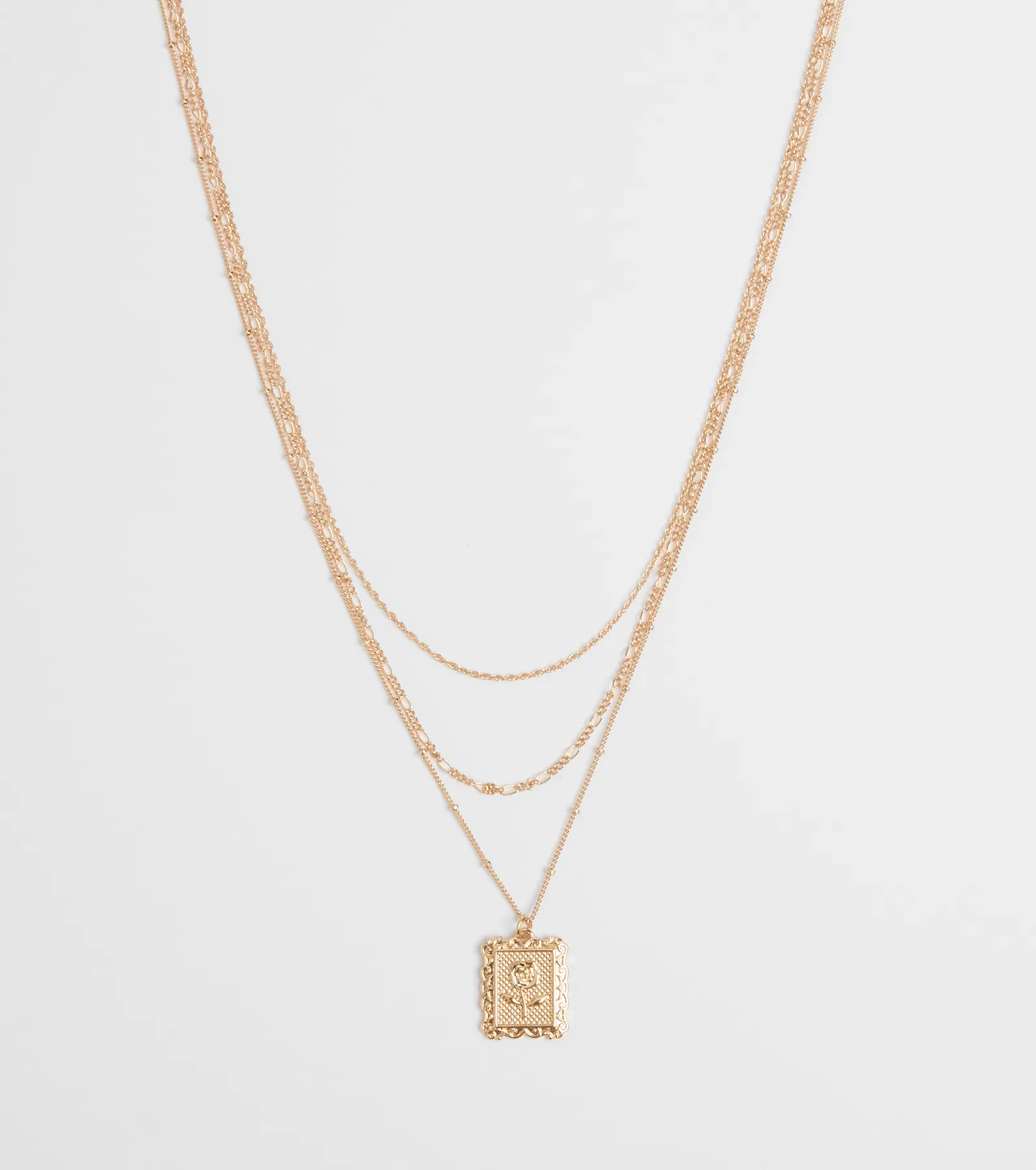 Rosy Outlook Layered Necklace