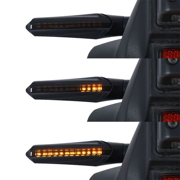 Oxford Nightrider LED SEQUENTIAL turn signal (includes 2 resistors) Pair Universal - BlackRef: od0074 / ox621