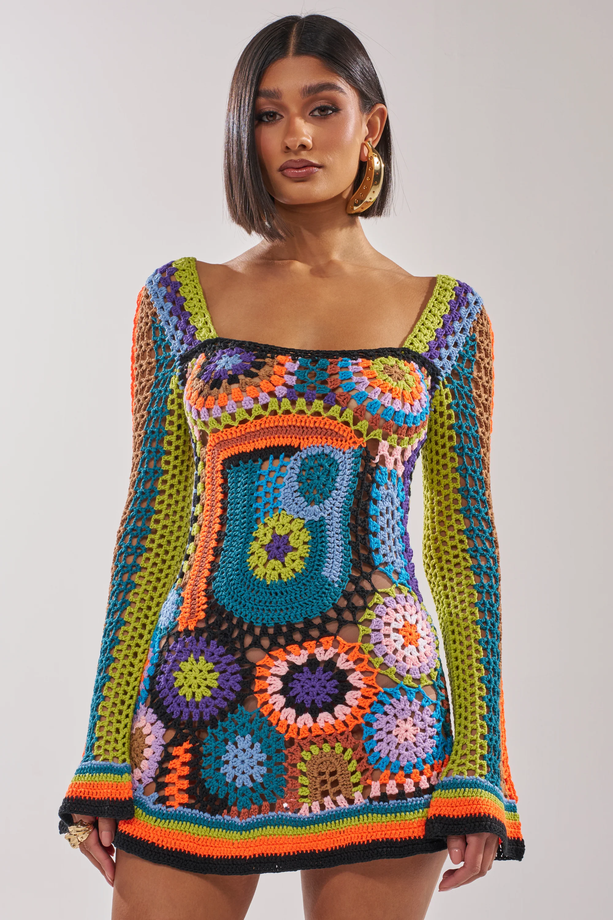 Paradise Found Knit Mini Dress