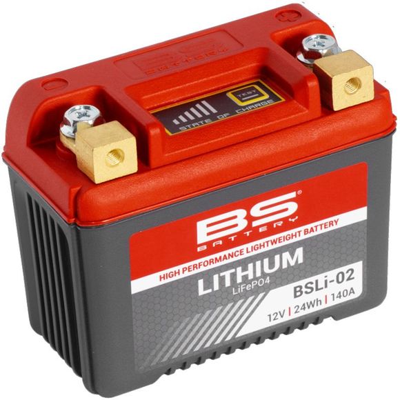 Batterie BS Battery Lithium BSLi-02 (YTZ5S-YTZ7S-YTX4LBS-YTX5LBS-YTX7LBS)Ref : BSLI-02 / 1077869