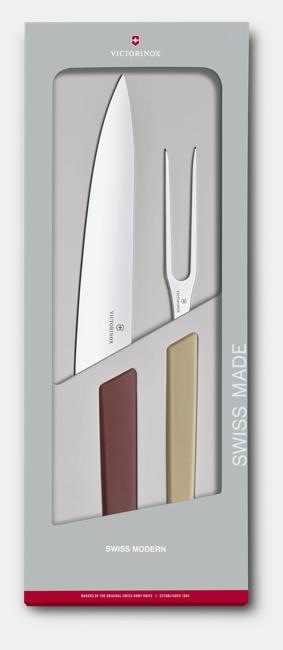 Swiss Modern Carving Set, 2 pieces, 22 cm