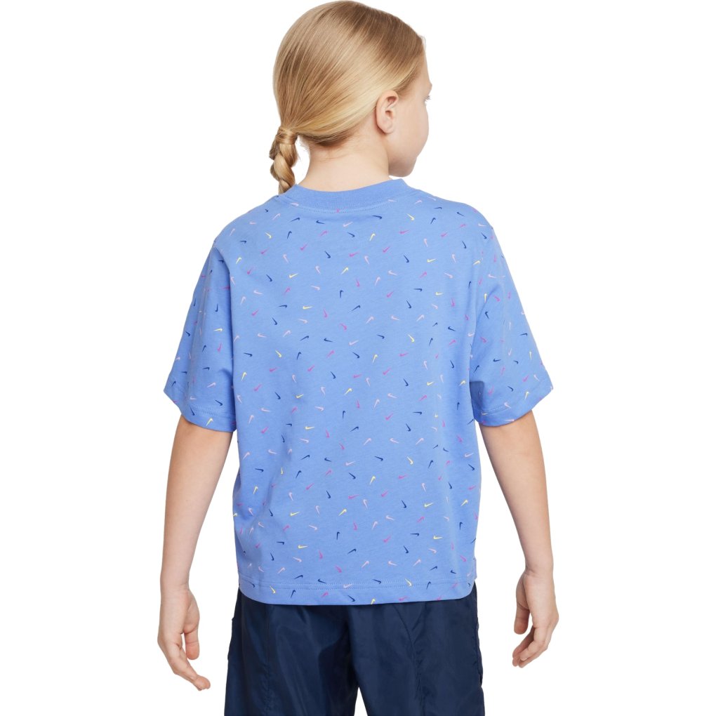 Nike Sportswear Boxy Swoosh Tee Kids - polar FD5366-450