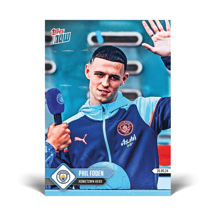Phil Foden - Hometown Hero - 23/24 Man City TOPPS NOW® Card 5