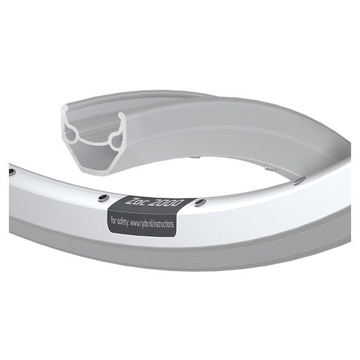 Ryde Zac 2000 - 26 Inch Clincher Rim - silver