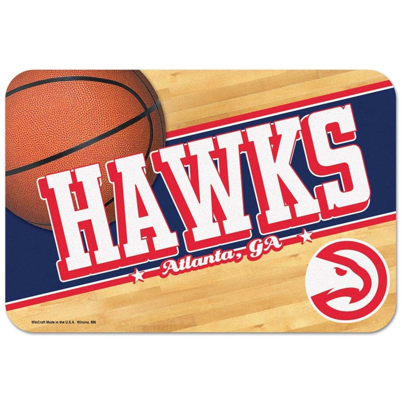 Atlanta Hawks Basketball NBA Door Mat