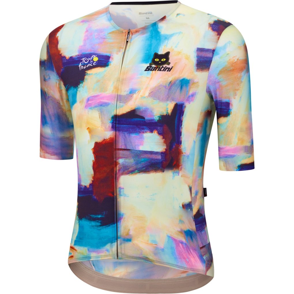 Santini Arrivée Montmartre Jersey Men - Tour de France™ 2026 Collection RE97175CMTMA6TDF - blu BLU