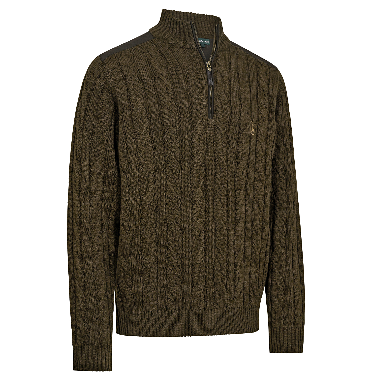 Randall ½-Zip Knitted Jumper For Men (Art Green)