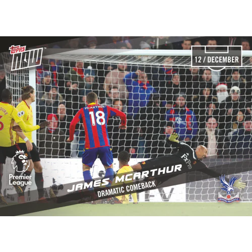 Dramatic Comeback - James McArthur - PL Topps NOW™ Card 81 - PRINT RUN QTY: 32 CARDS