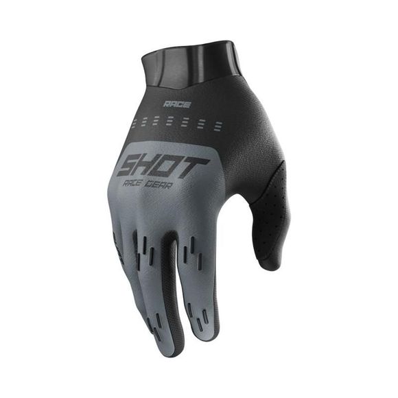 Gants cross Shot RACE EVO 2025 - Gris / NoirRef : SO3118