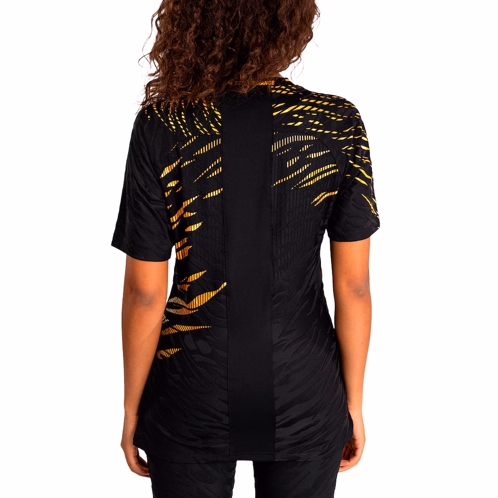 UFC Fusion by Venum Fight Night Dry-Tech T-Shirt - Black/Gold - Womens