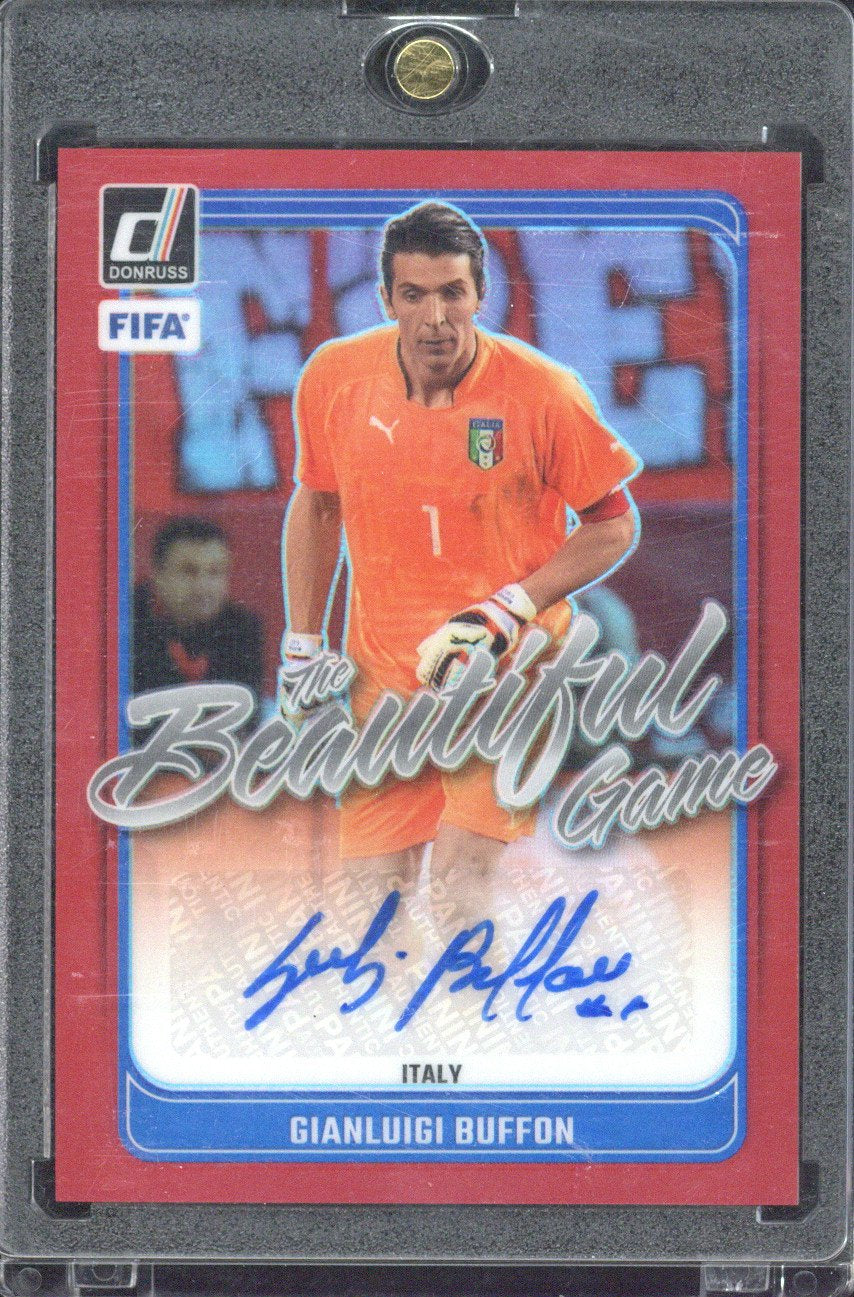 2024-25 Panini Donruss Gianluigi Buffon The Beautiful Game Autograph /25 #BG-BUF