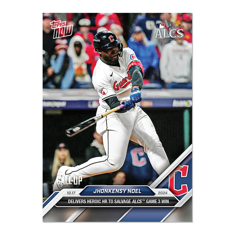 Jhonkensy Noel - 2024 MLB Topps NOW® Card 843 - LOOK FOR AUTO-RELICS
