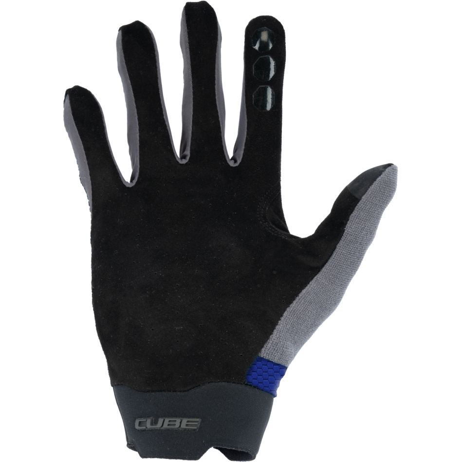 CUBE Gravity X-Actionteam Long Finger Gloves - blue