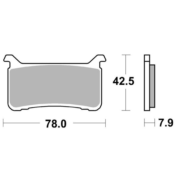 SBS 947HS Sintered Metal Front Brake PadsRef: 947HS / 947070