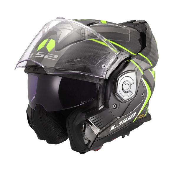 Casque modulable LS2 FF901 ADVANT X CARBON - FUTURE - JauneRef : LS1049