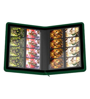 Ultimate Guard Zipfolio 320 - 16-Pocket Xenoskin - Green