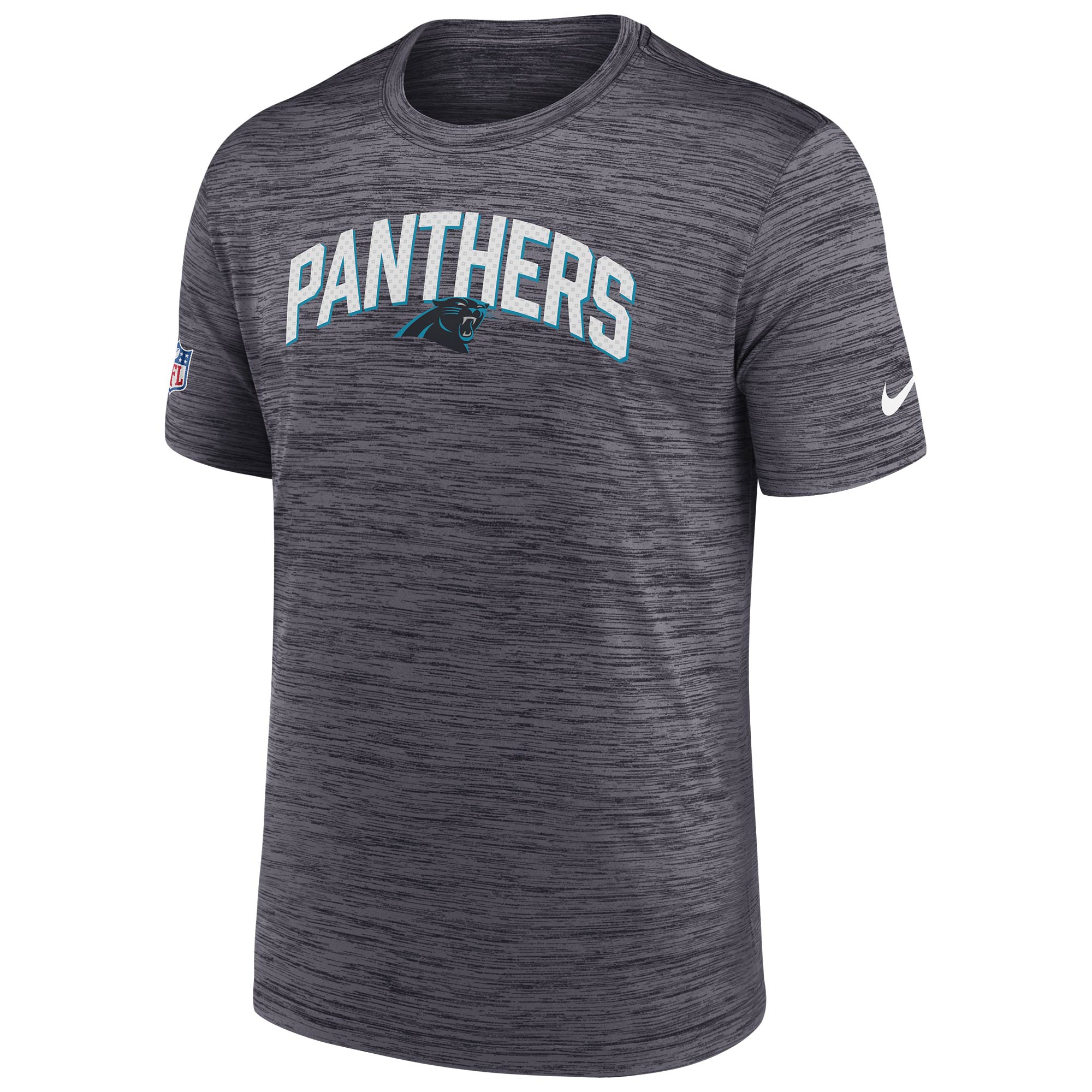 Carolina Panthers 2022 NFL Sideline Nike Velocity Performance T-Shirt