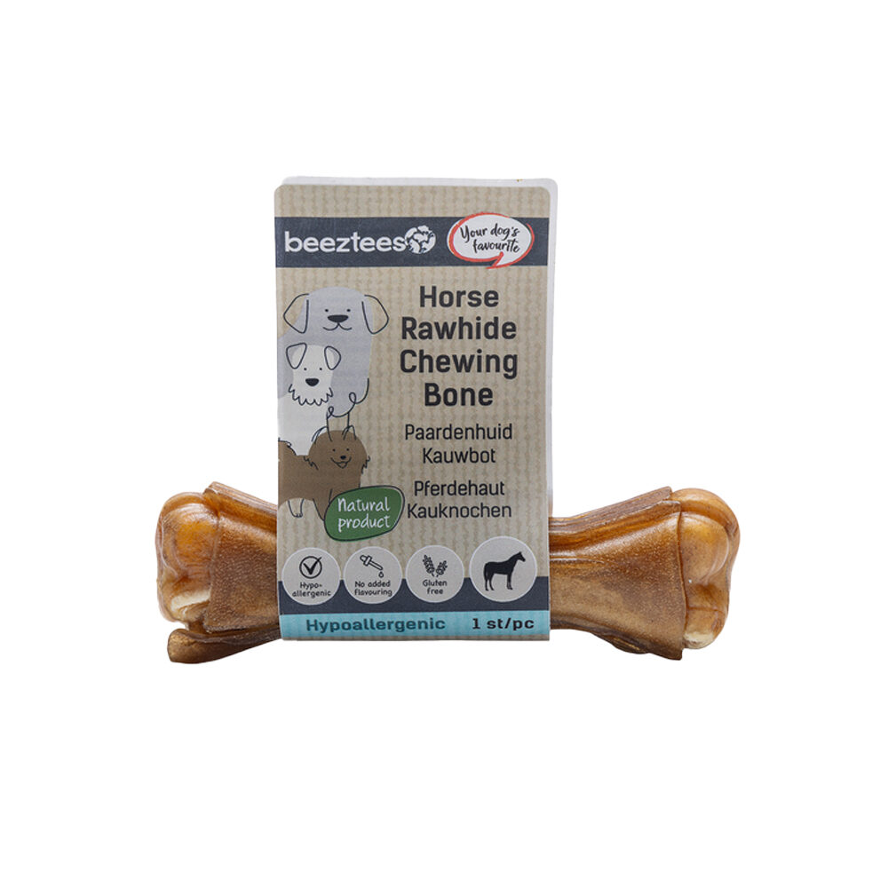 Beeztees Horsehide Chew Bone - 12 cm
