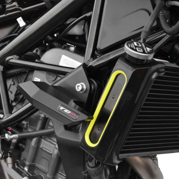 Top Block Frame Sliders KIT PADS - BlackHUSQVARNA 401 VITPILEN 401 - 2018 - 2025Ref: tb0394 / rlhu03