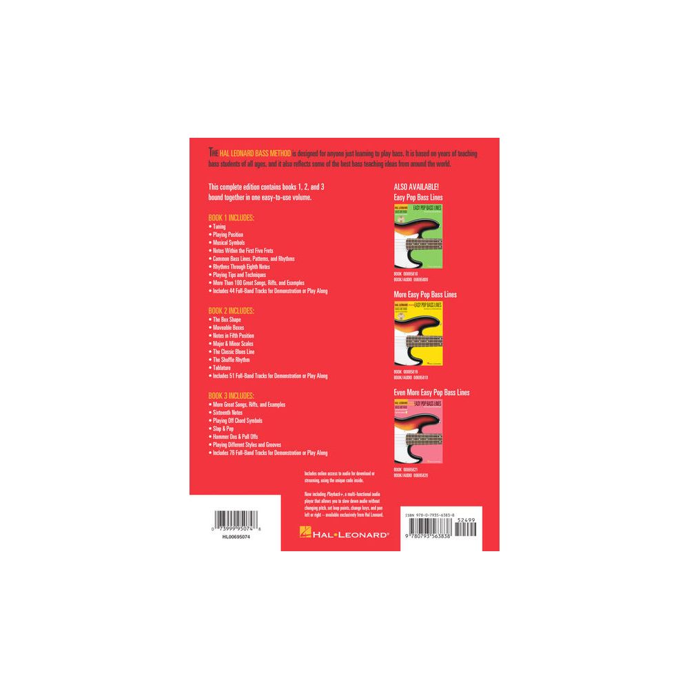 Hal Leonard Bass Method Complete Edition – Thomann Ireland