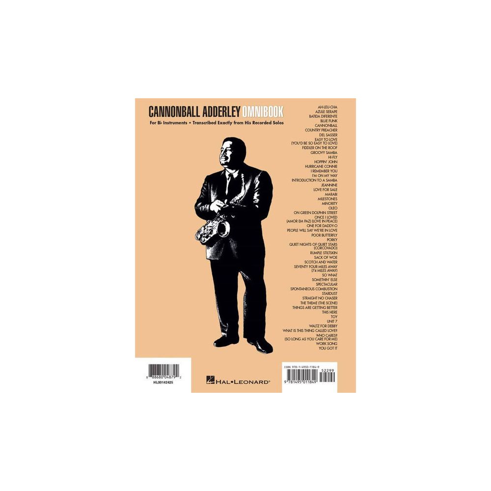 Hal Leonard Cannonball Adderley Omni Bb – Thomann Ireland