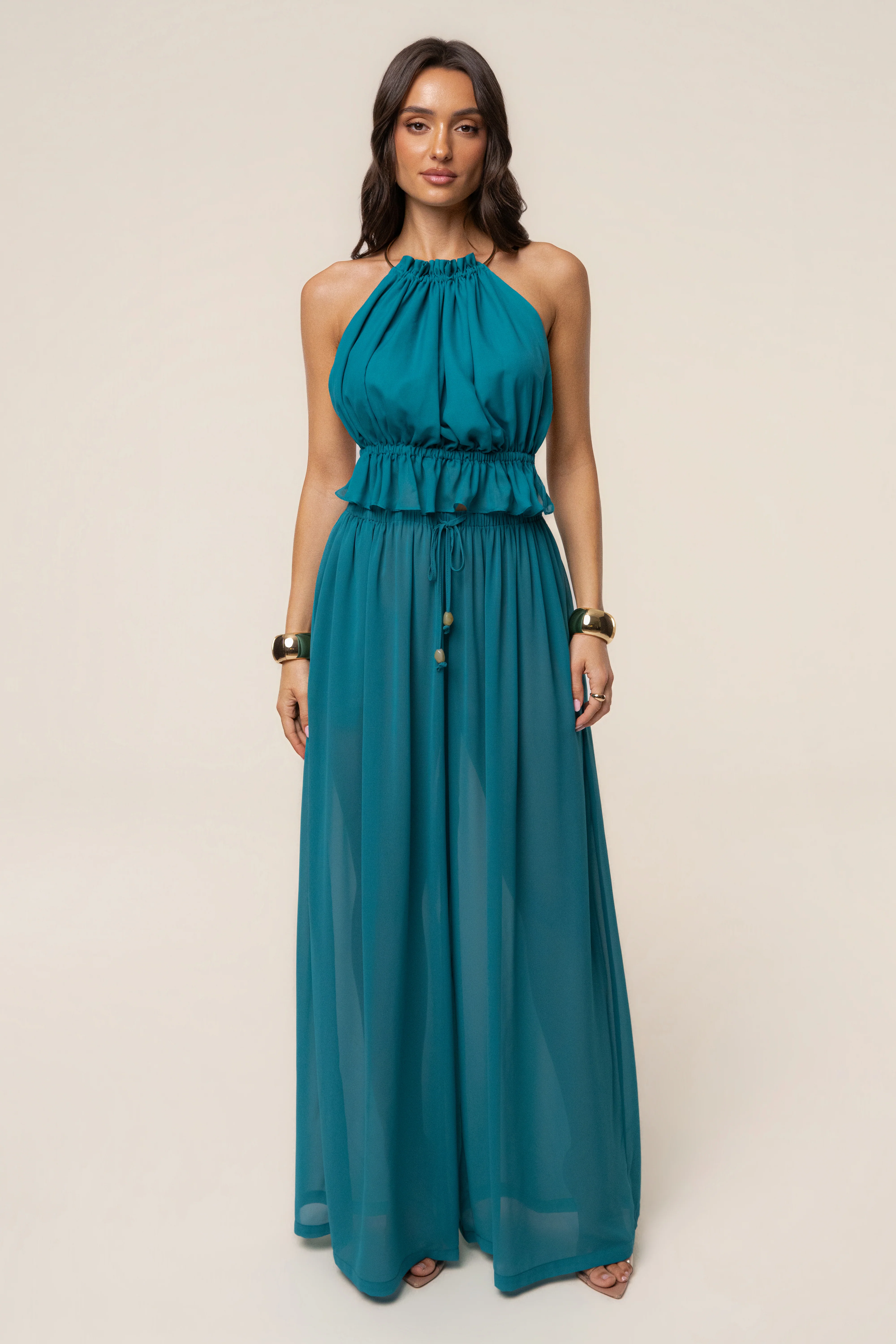 Aqua Resort Glow Chiffon Pant