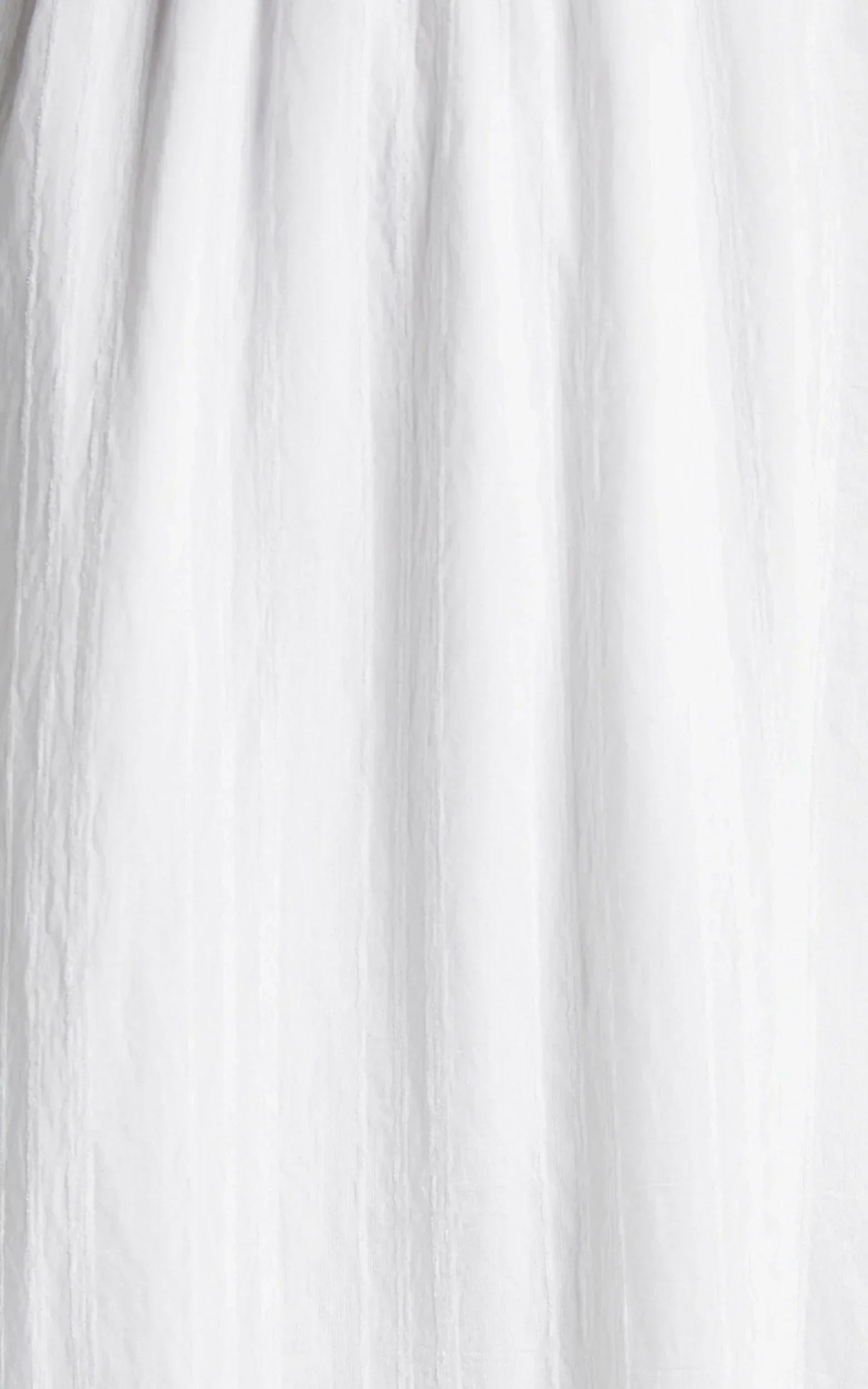 Angelique Maxi Dress - Lace Trim Dress in White