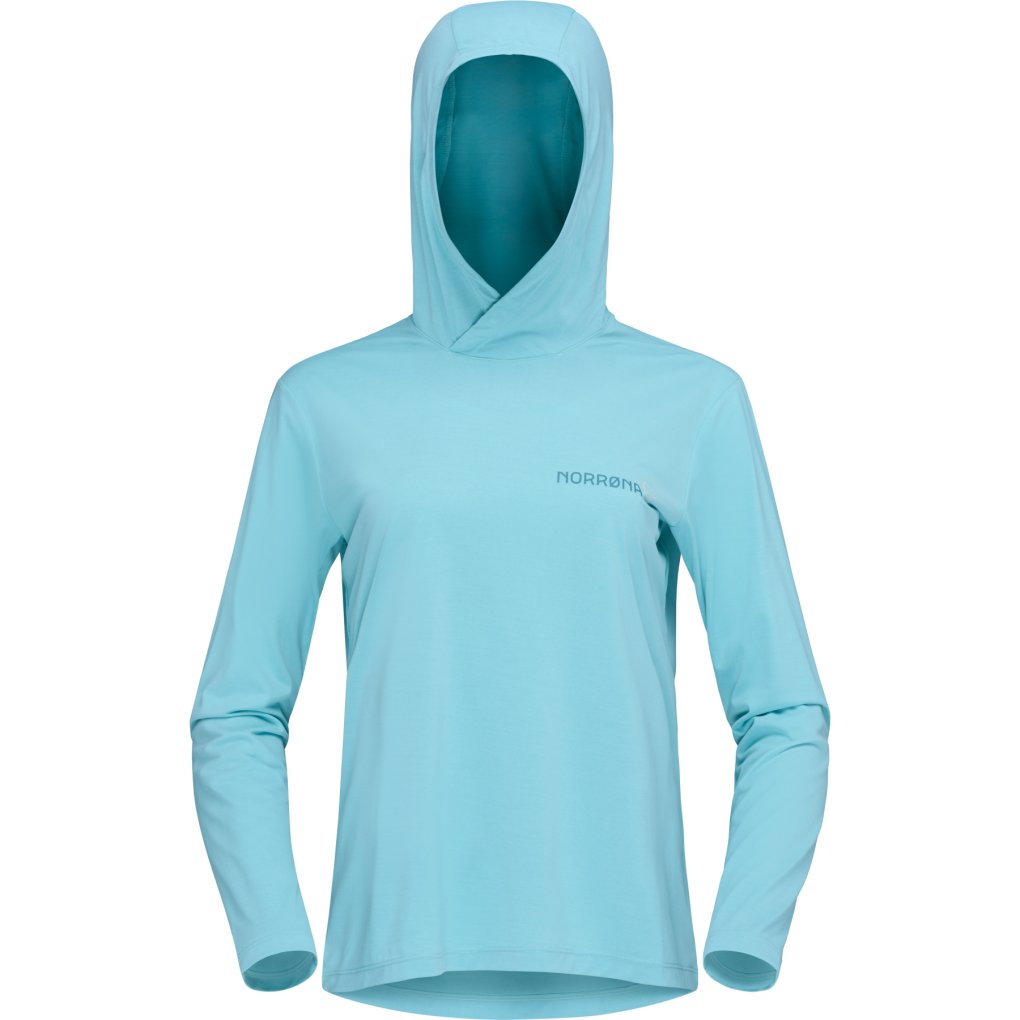 Norrona femund tech Hood Shirt Women - Aqua Haze
