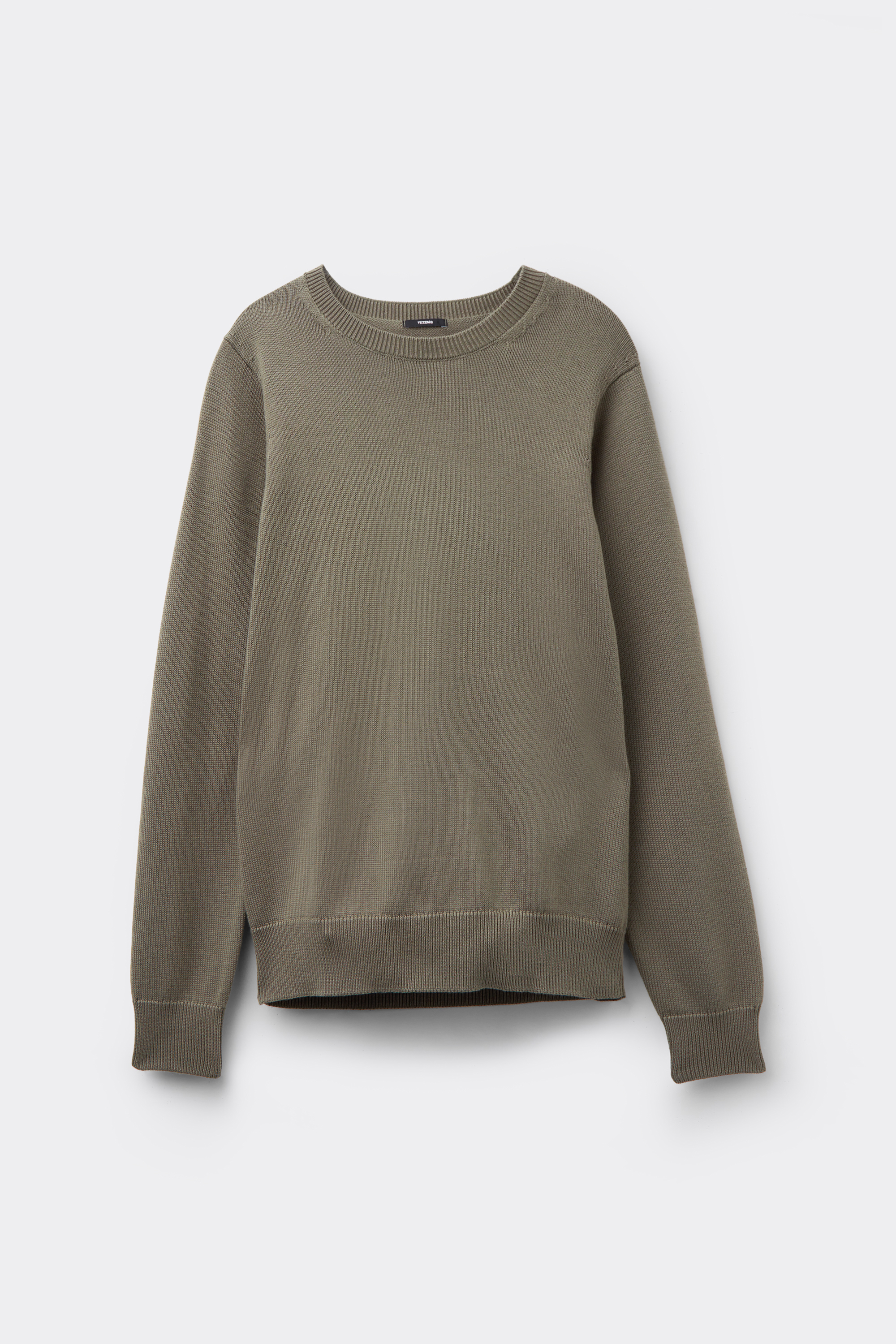 Fully-Fashioned Cotton and Modal Round Neck Jumper
