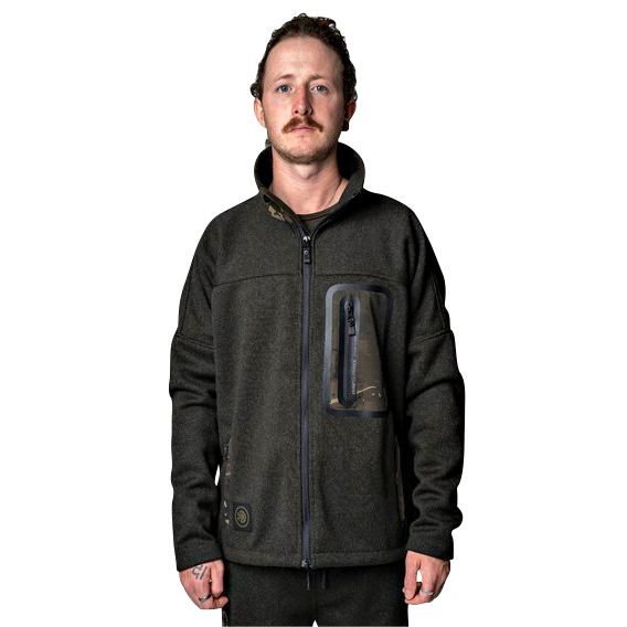 Nash Zero Tolerance Nordic Fleece Zipped Jumper Unisex (Olive\/Camouflage)