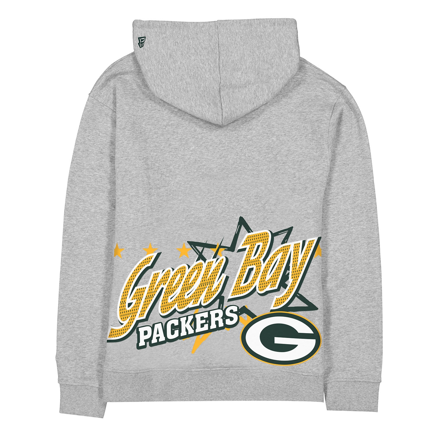 Green Bay Packers Sport Classics Oversized NFL Hoodie Gray