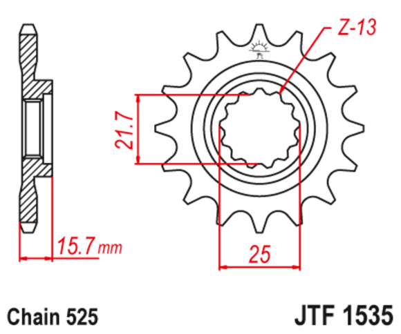 JT. Anti -noise steel 1535 - 525Ref: Jtc00591A / 1126790001