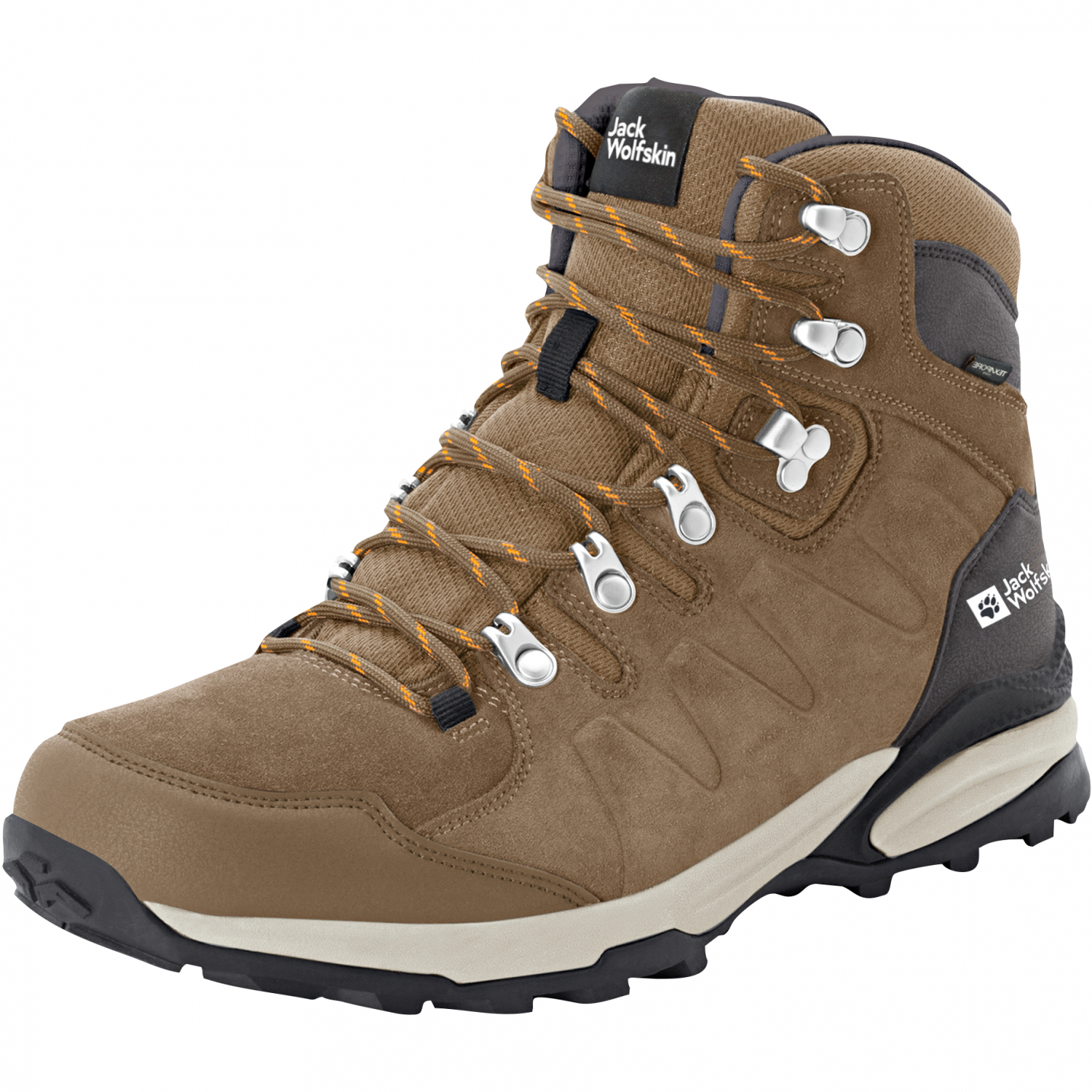 Jack Wolfskin Refugio Texapore Mid W Women (Brown\/Apricot)
