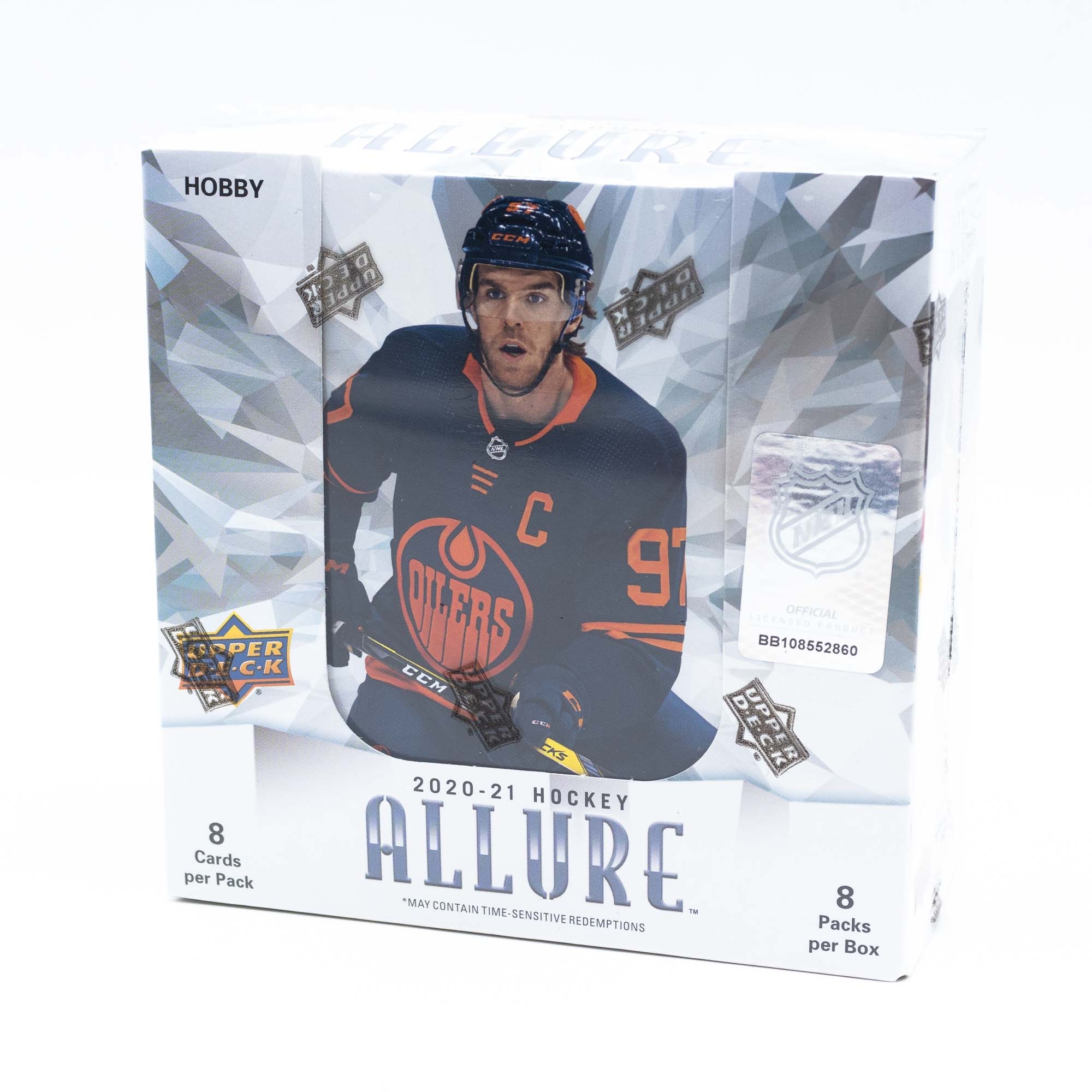 2020/21 Upper Deck Allure Hockey Hobby Box NHL