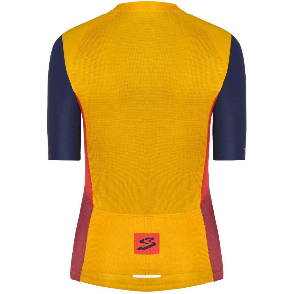 Spiuk STAR SEARCHER Short Sleeve Jersey Women - yellow