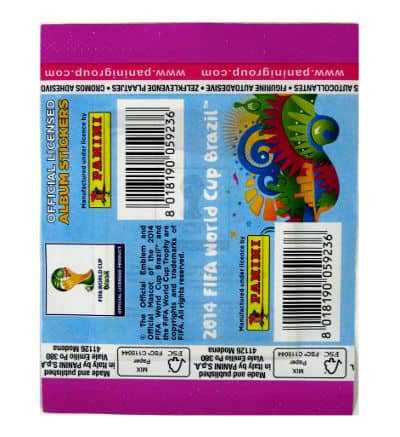 Panini World Cup Brasil 2014 Packet Silver With Hologram