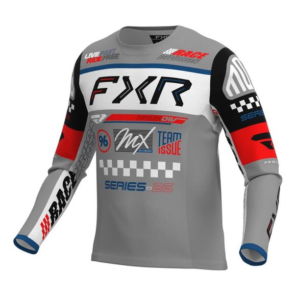 CHILDREN FXR PODIUM GLADIATOR cross jersey - WhiteRef: FXR1858