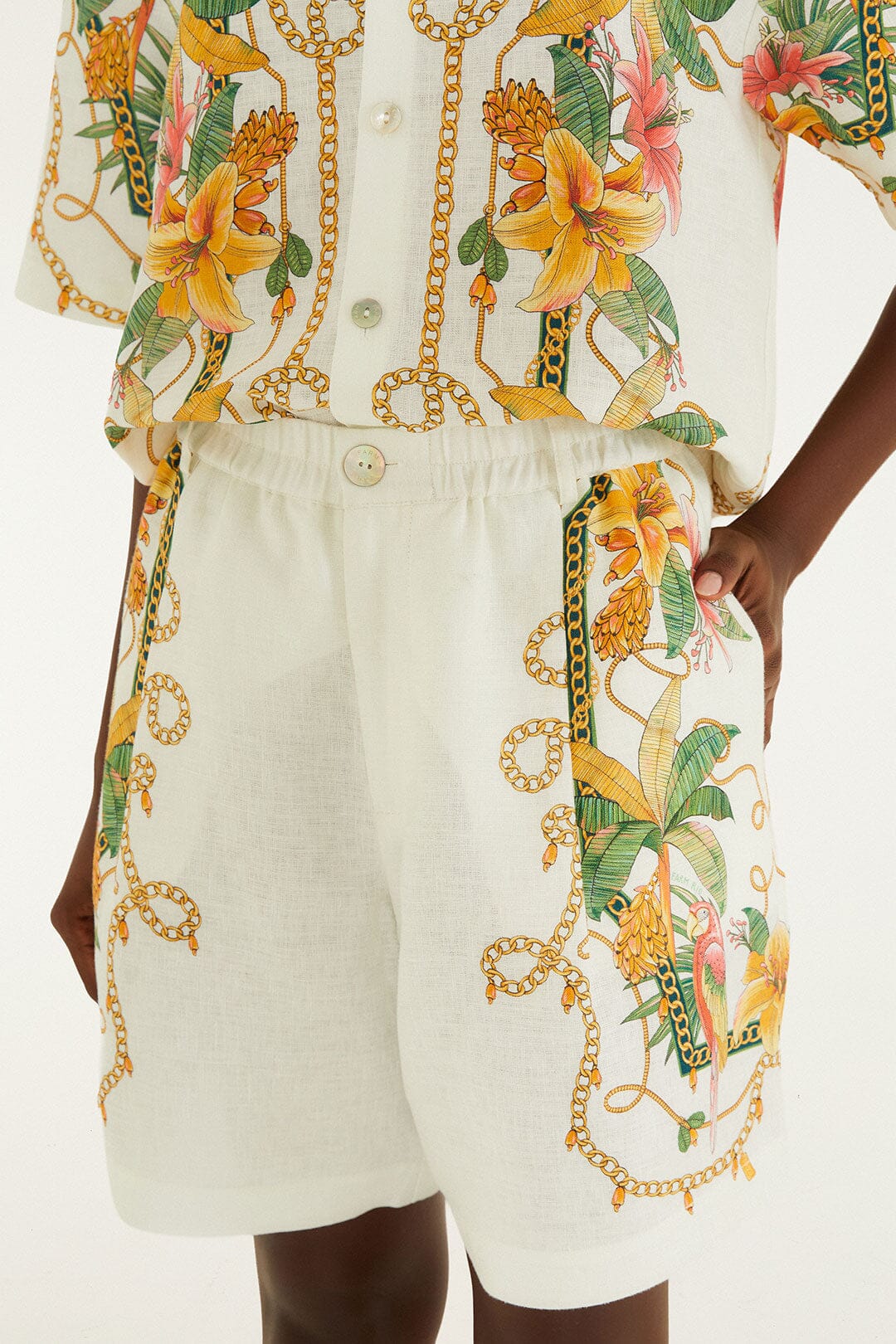 Off-White Tropical Royalty 3d Details  Shorts