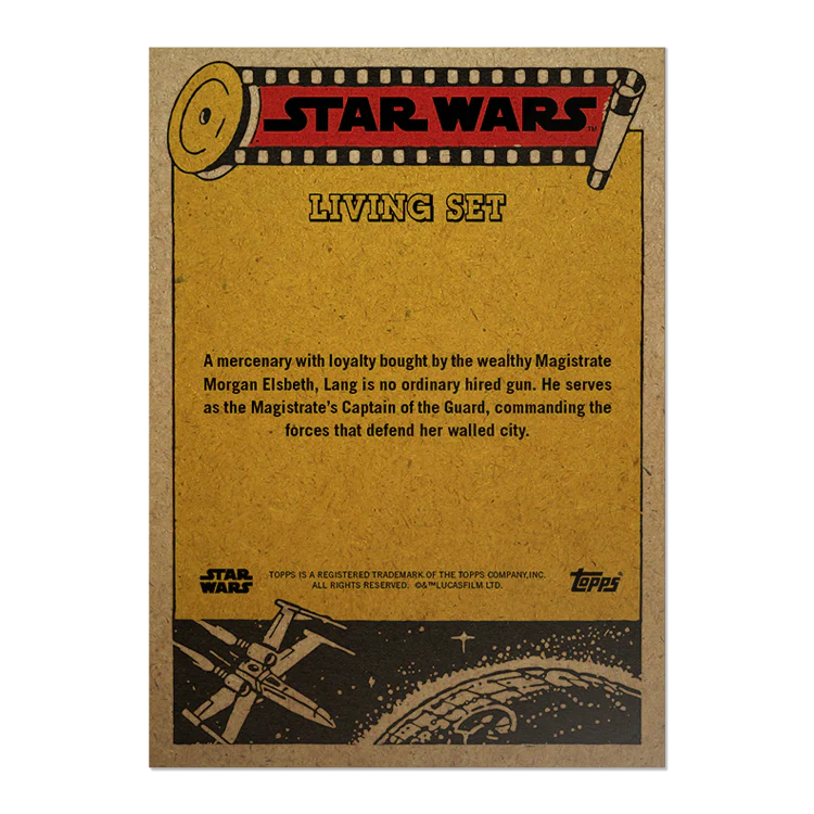 Topps UK - SW Living Set Card #418 - Captain Lang