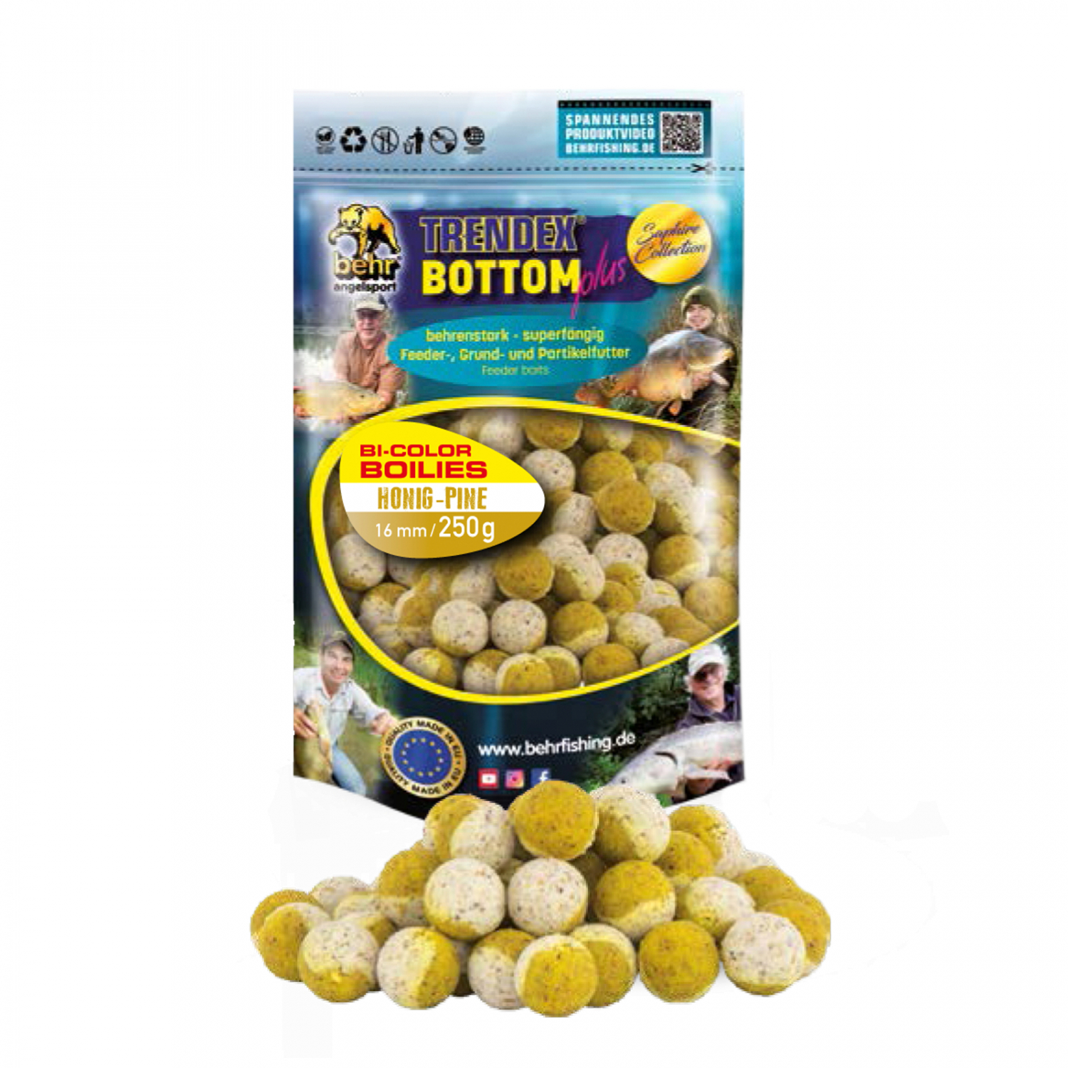 Behr Bi-Colour Boilies (Honey-Pineapple)