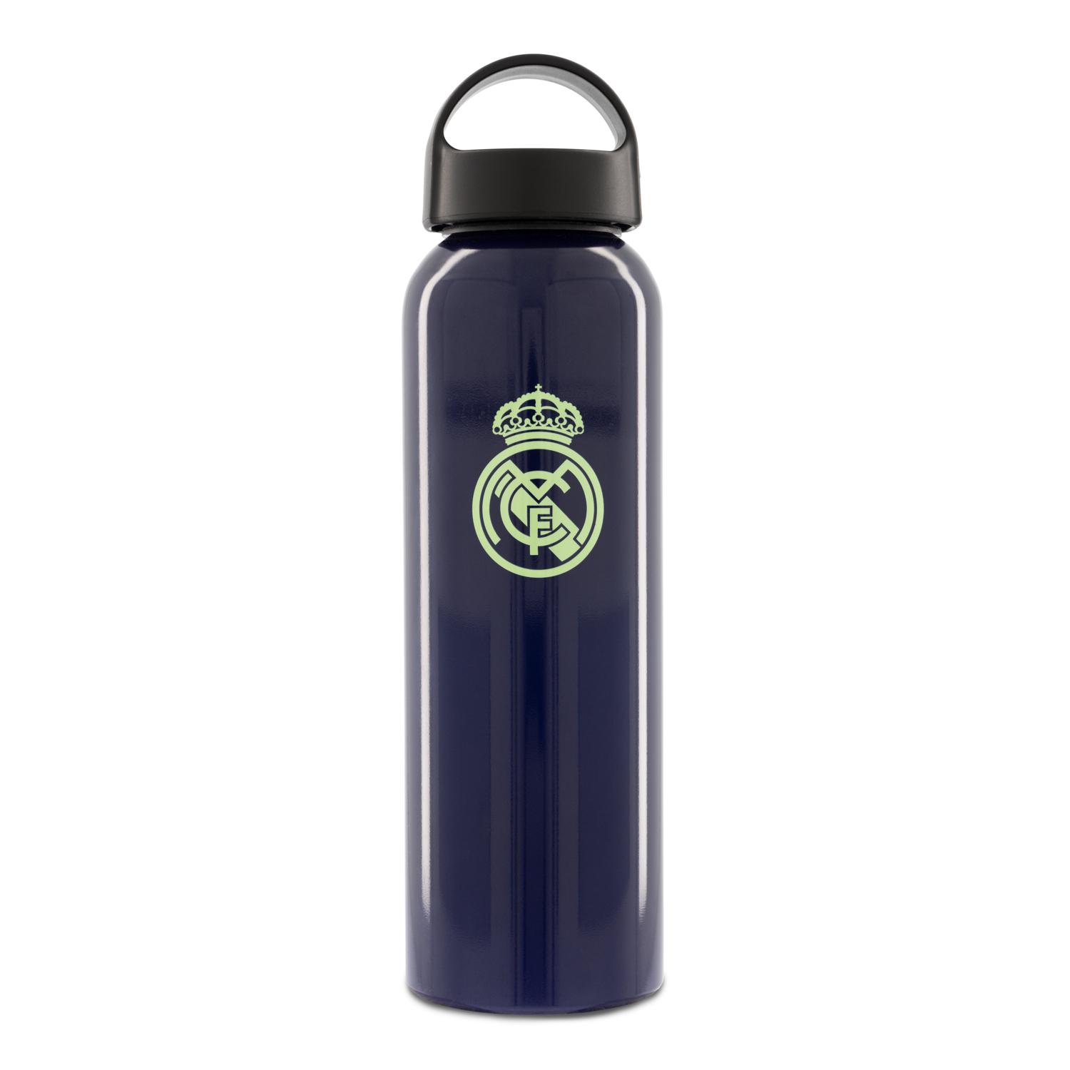 Aluminium Bottle 600ml Navy/Green