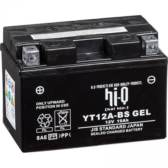 Batterie HI-Q YT12A-BS ferme Type Acide Sans entretienRef : HIP0007 / 5726461314000480