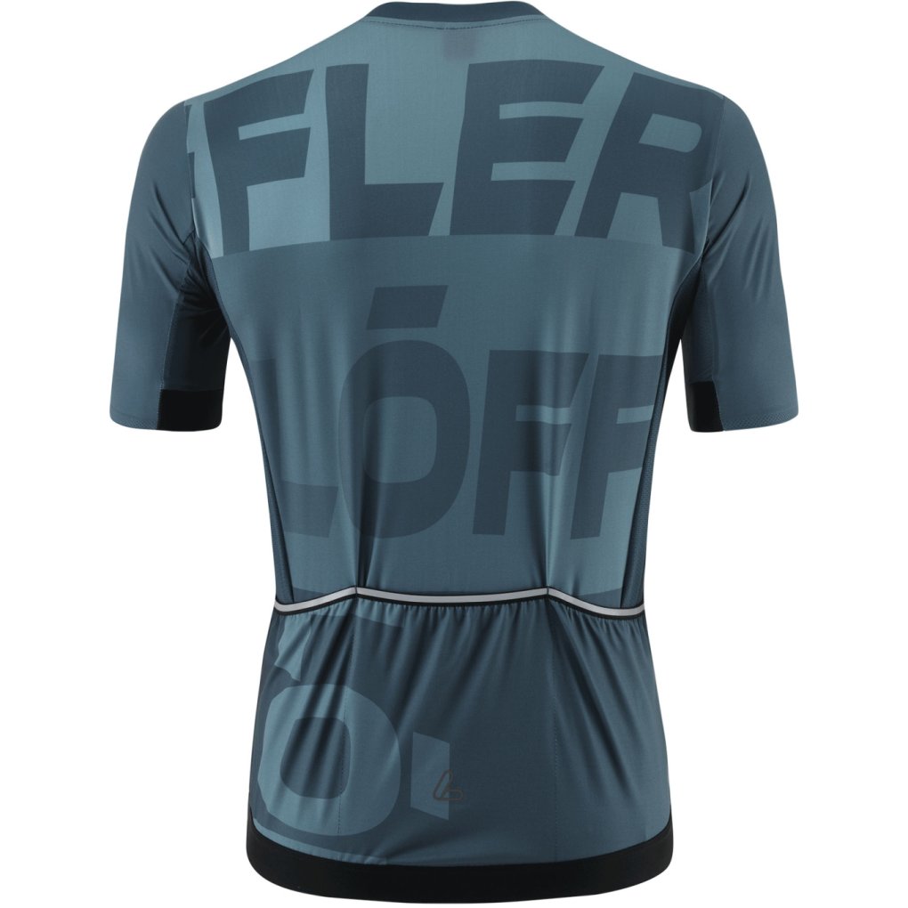 Löffler Signature Mid Full Zip Bike Jersey Men - dark petrol 984