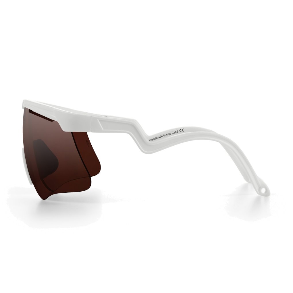 ALBA Delta Glasses - White / VZUM POU