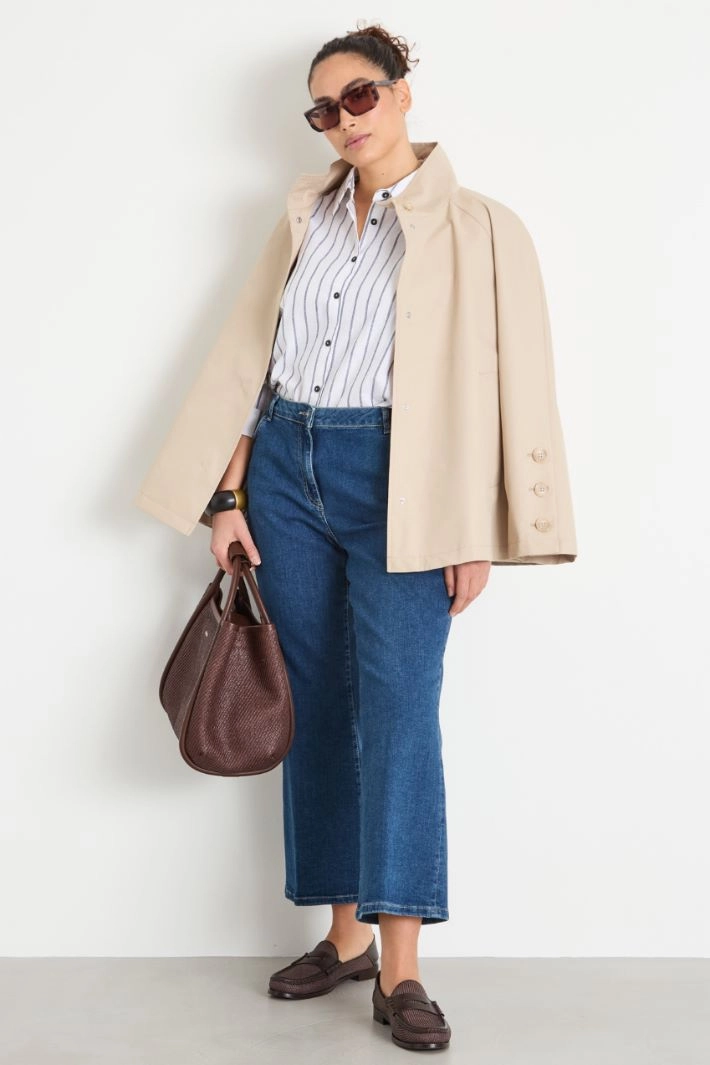 Straight-fit flared jeans - BLUE